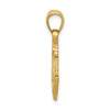 Gold Polished Anchor Pendants