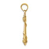 Gold Polished Anchor Pendants