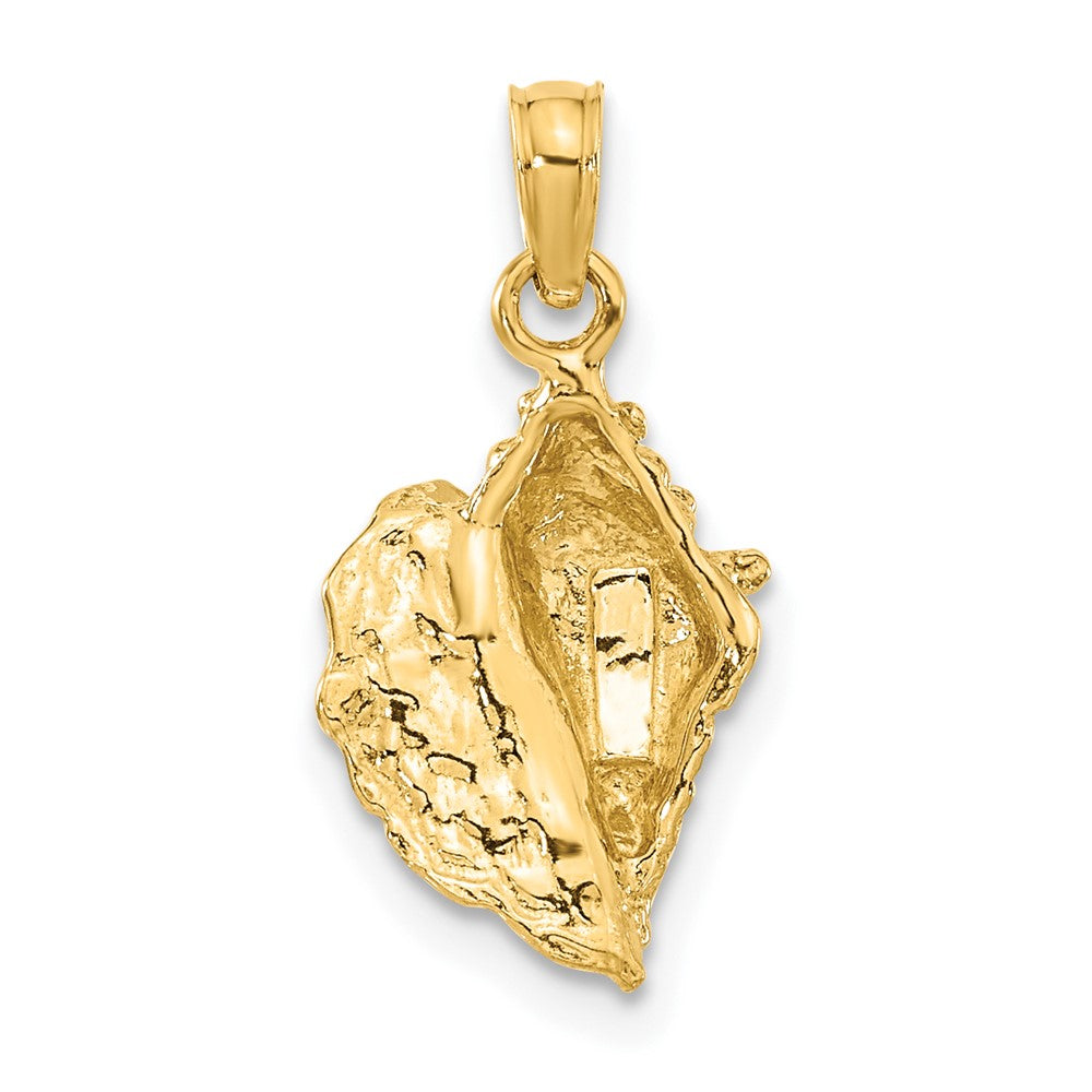 Gold Polished Sea Shell Pendants