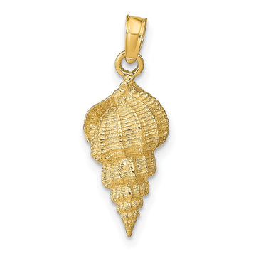 10k Conch Shell Pendant
