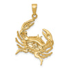 Gold Polished Crab Pendants