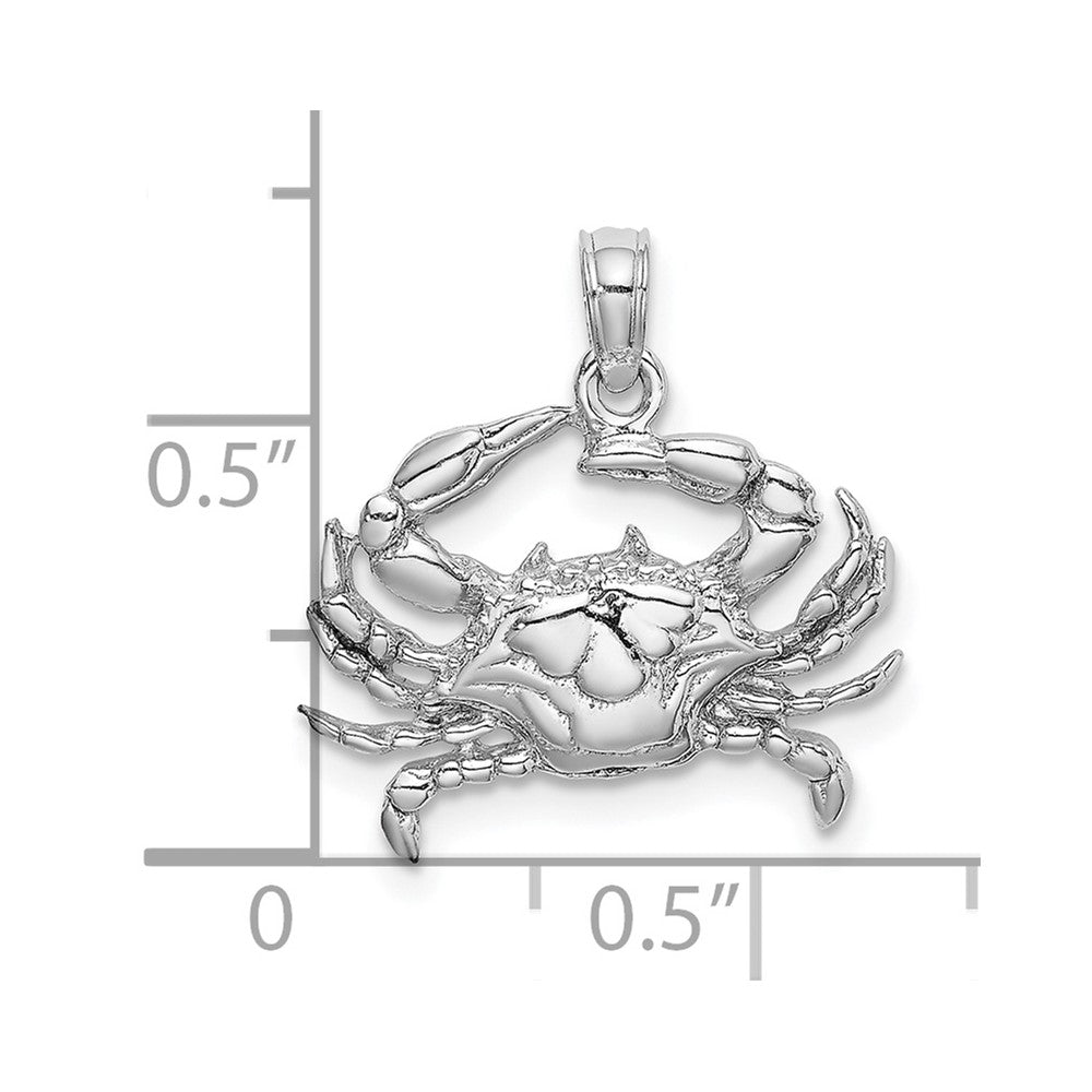 Gold Polished Crab Pendants
