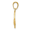 Gold Polished Hummingbird Pendants