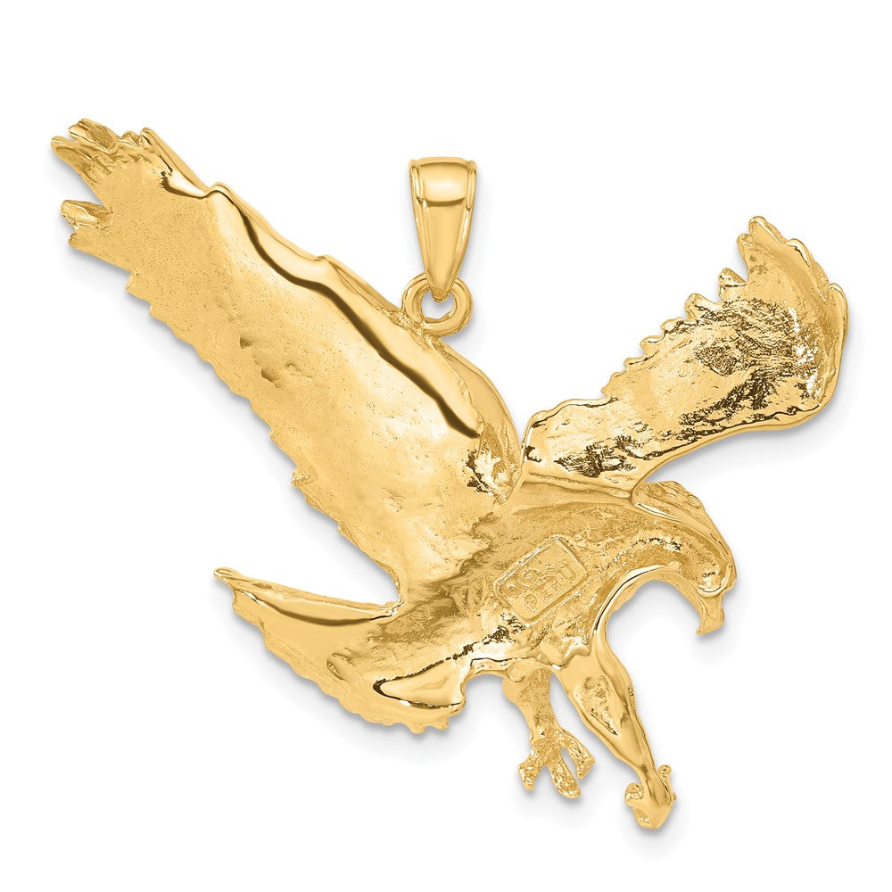 Gold Polished Eagle Pendants