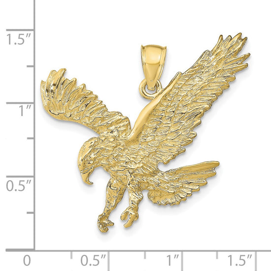 Gold Polished Eagle Pendants