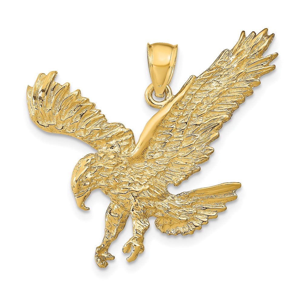 Gold Polished Eagle Pendants
