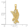 Gold Polished Eagle Pendants