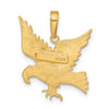 Gold Polished Eagle Pendants