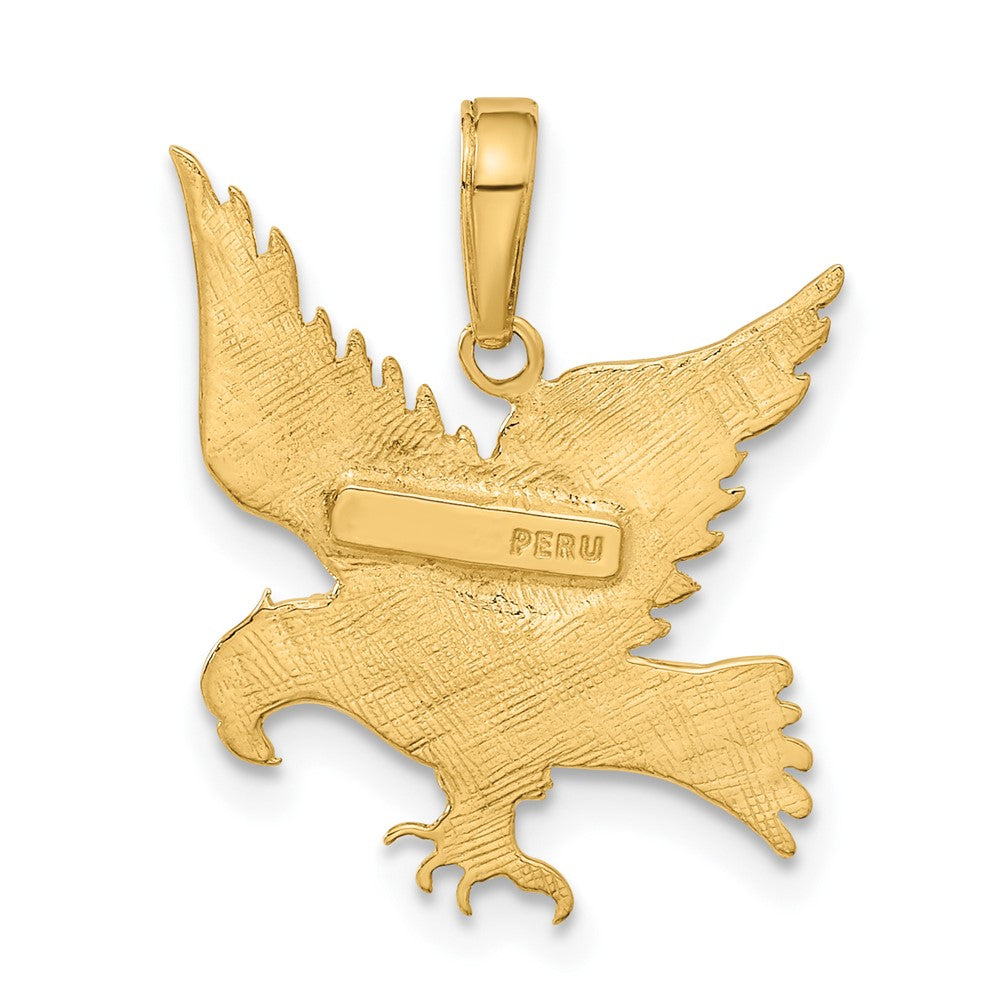 Gold Polished Eagle Pendants