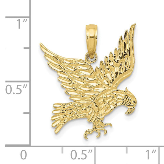 Gold Polished Eagle Pendants