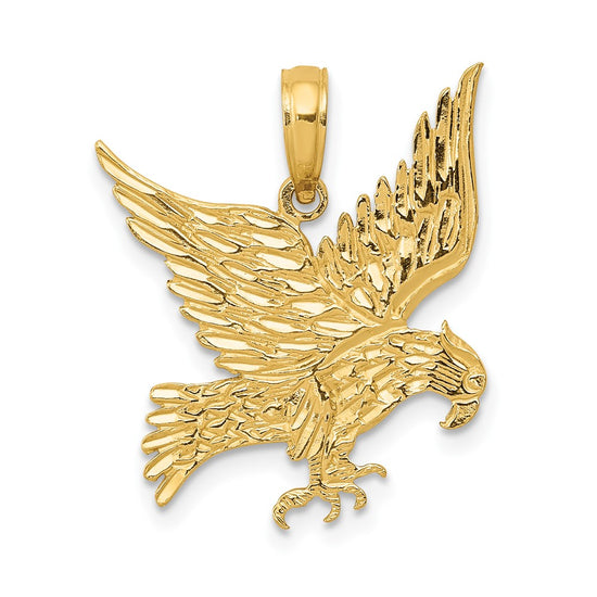 Gold Polished Eagle Pendants