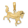 10k Horse Pendant