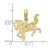 10k Horse Pendant