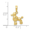 Gold Polished Dog Pendants