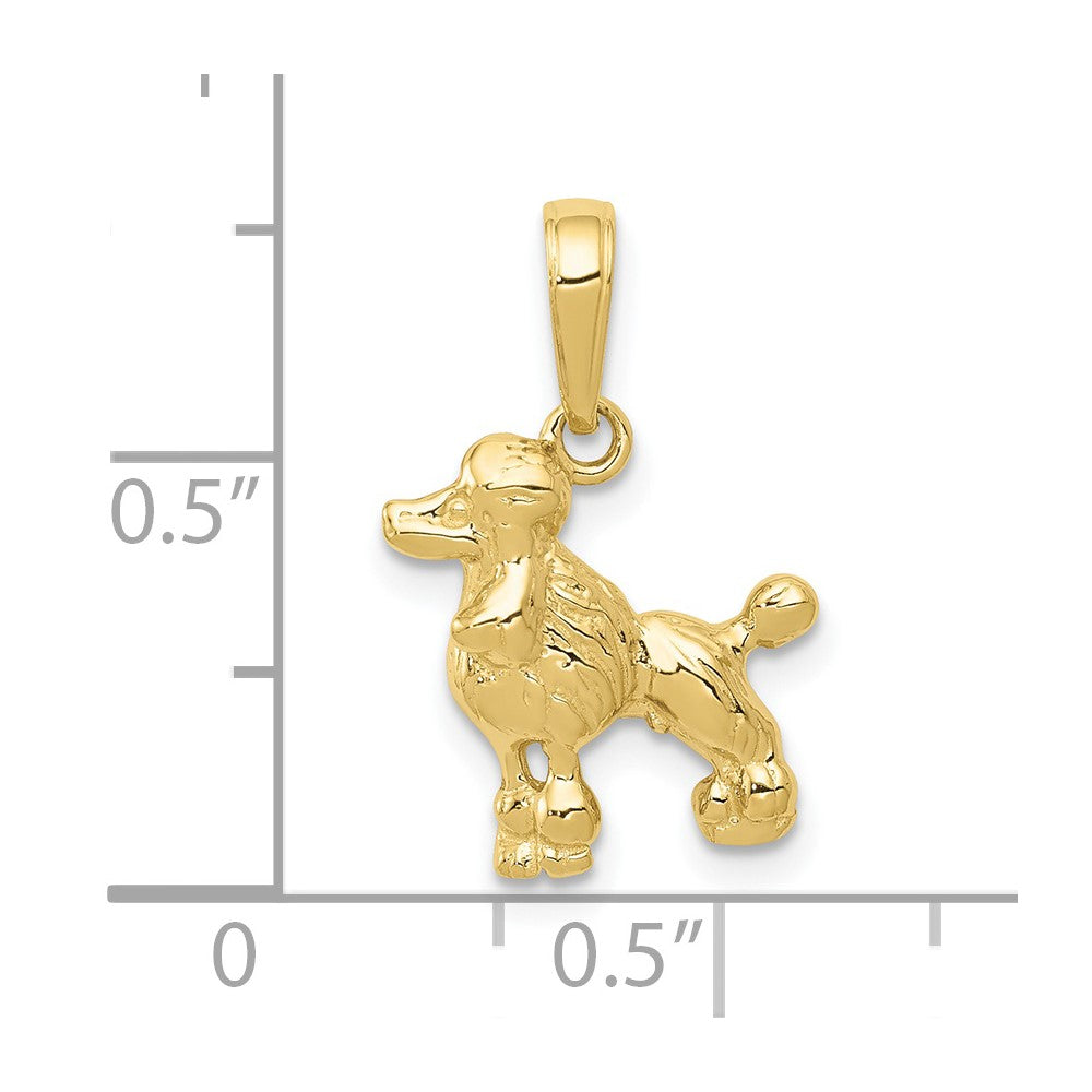 Gold Polished Dog Pendants