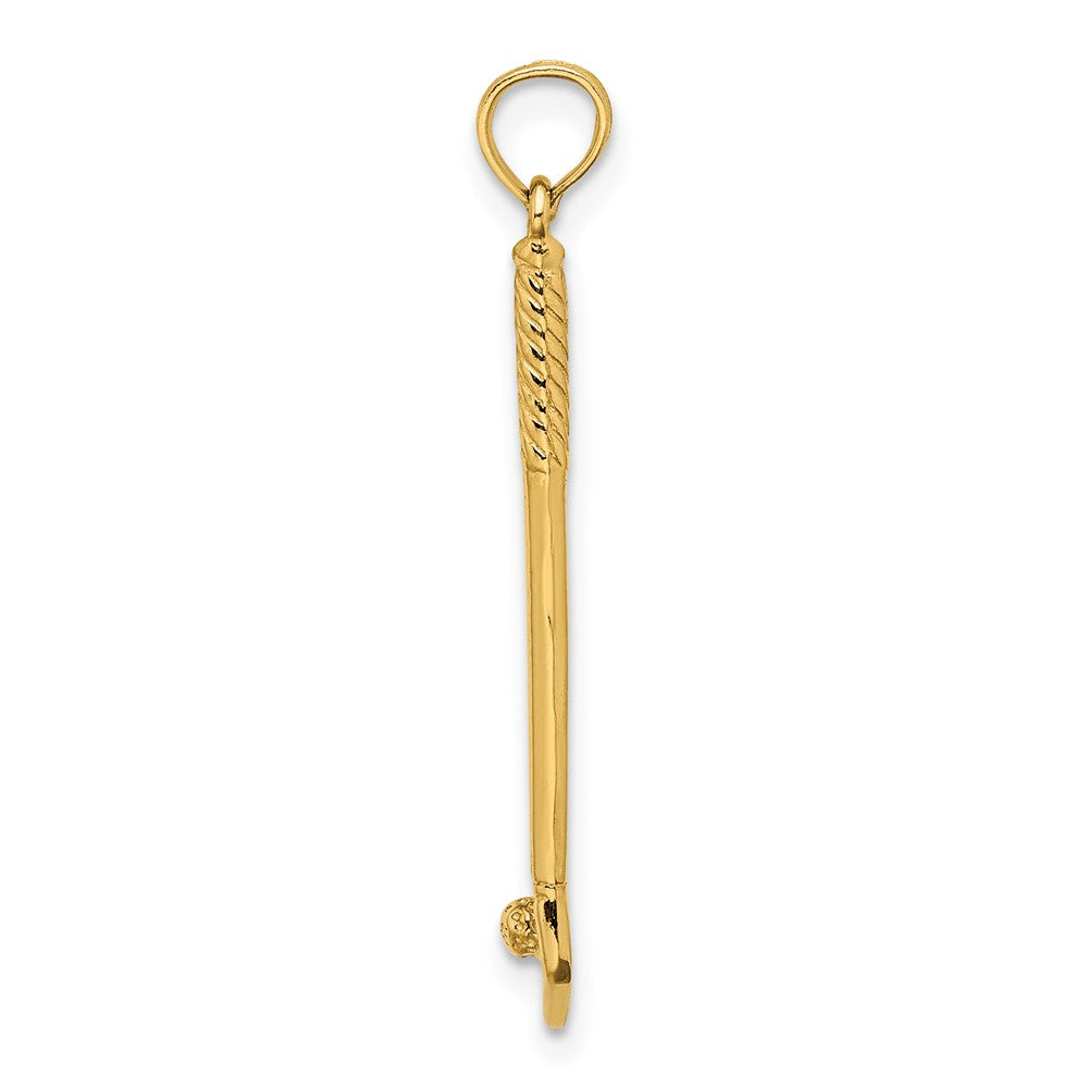 Gold Polished Golf Pendants