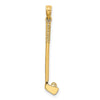 Gold Polished Golf Pendants