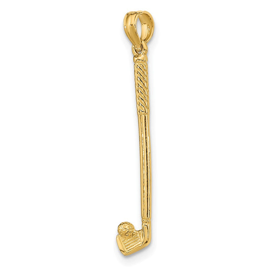 Gold Polished Golf Pendants