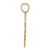 Gold Polished Dartboard Pendants