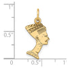 10K Nefertiti Pendant