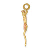 Gold Oval Corpus Pendants