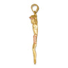 Gold Oval Corpus Pendants
