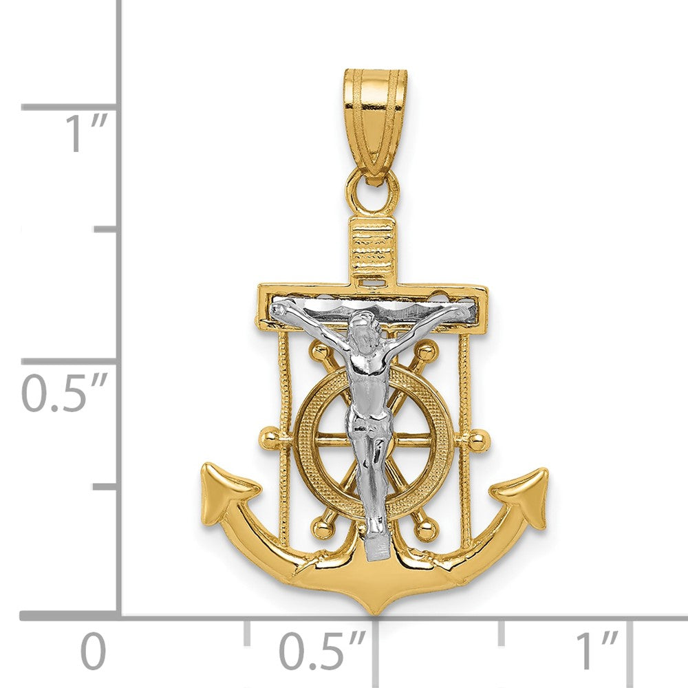 Gold Mariner Crucifix Pendants
