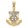 Gold Mariner Crucifix Pendants