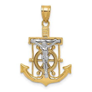 Gold Mariner Crucifix Pendants