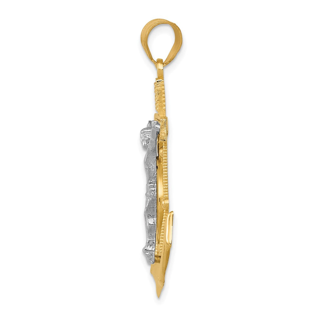 Gold Mariner Crucifix Pendants