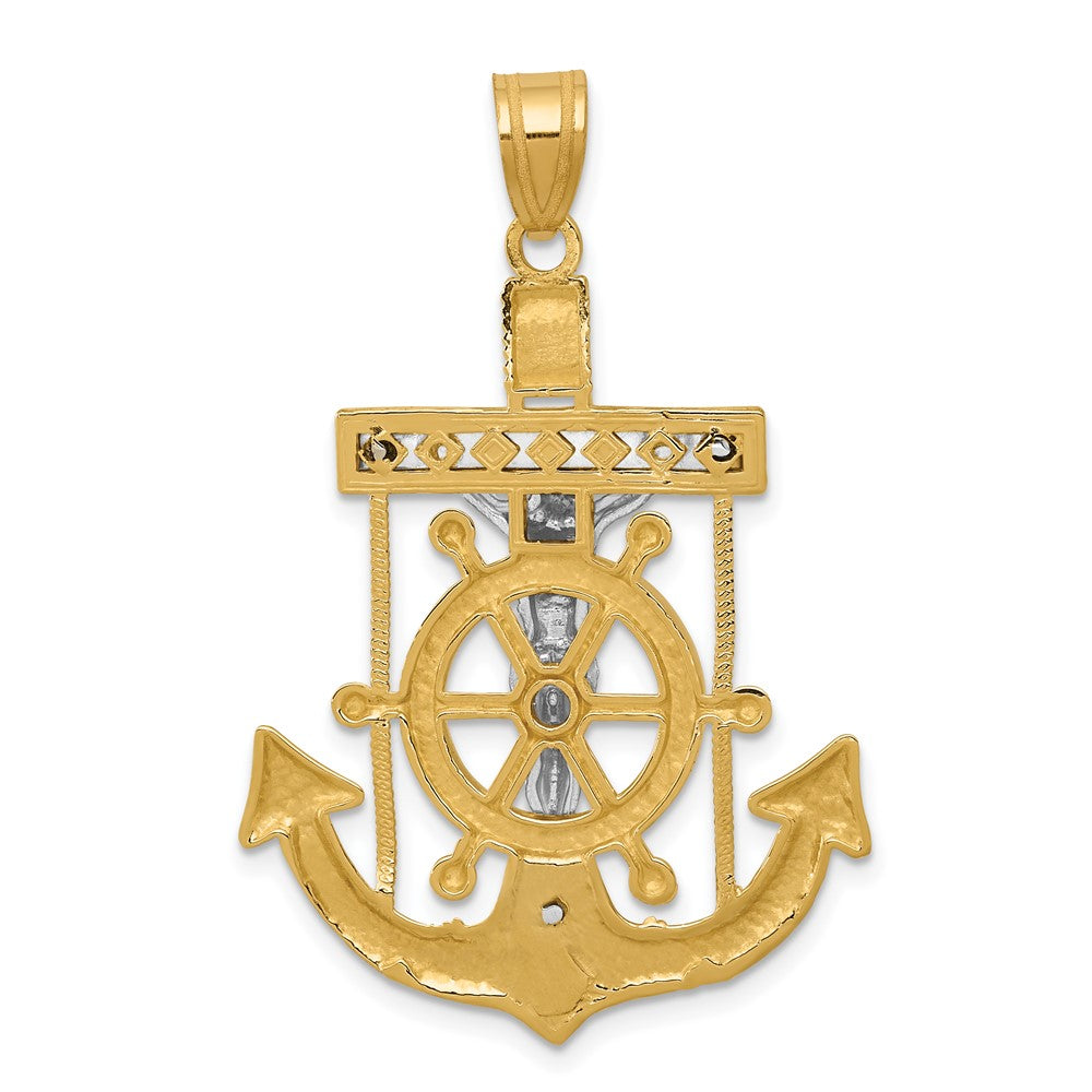 Gold Mariner Crucifix Pendants