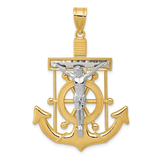 Gold Mariner Crucifix Pendants