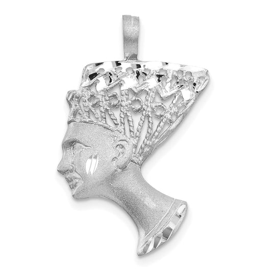 Gold Polished Nefertiti Pendant