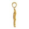 Gold Polished Hockey Pendants
