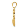 Gold Polished Soccer Pendants