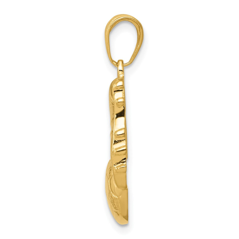 Gold Polished Soccer Pendants
