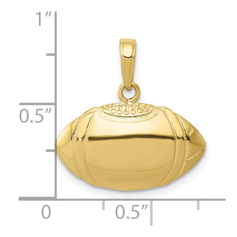 Gold Polished Sports Pendants