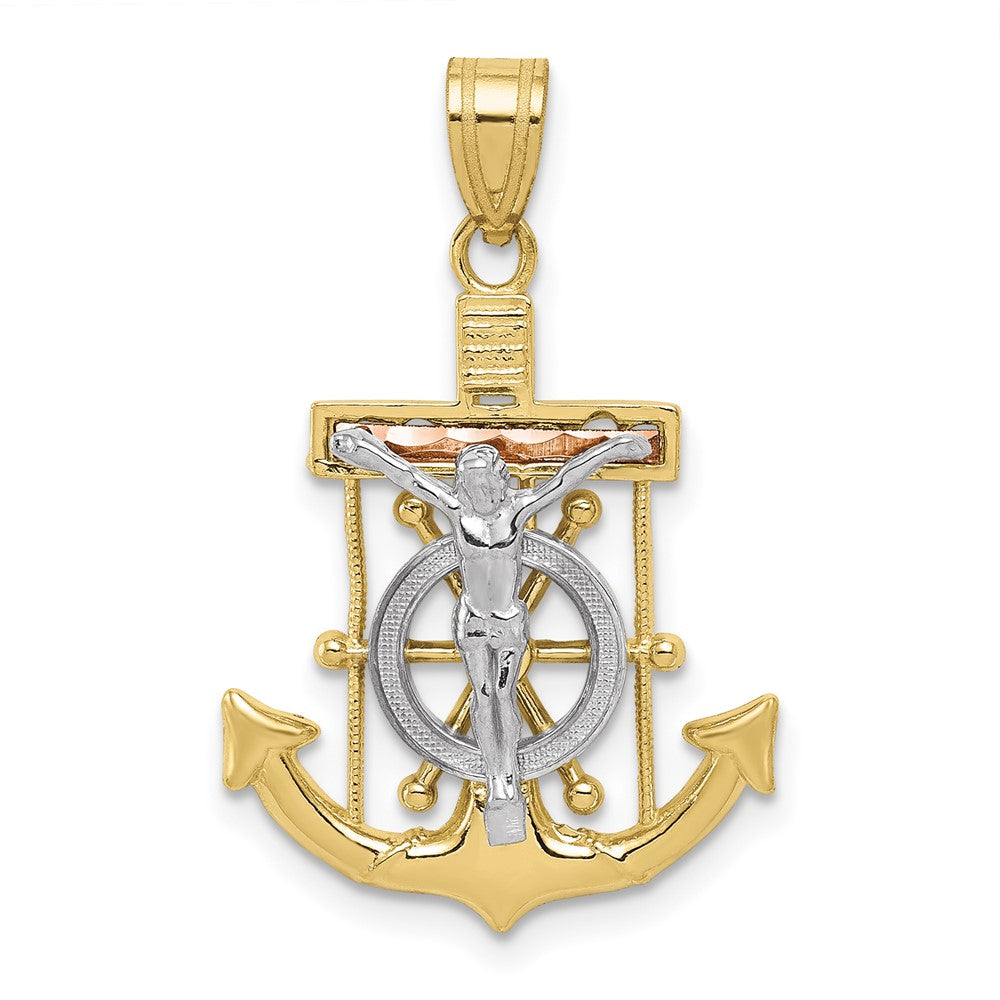 Gold Mariner Crucifix Pendants