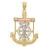 Gold Mariner Crucifix Pendants