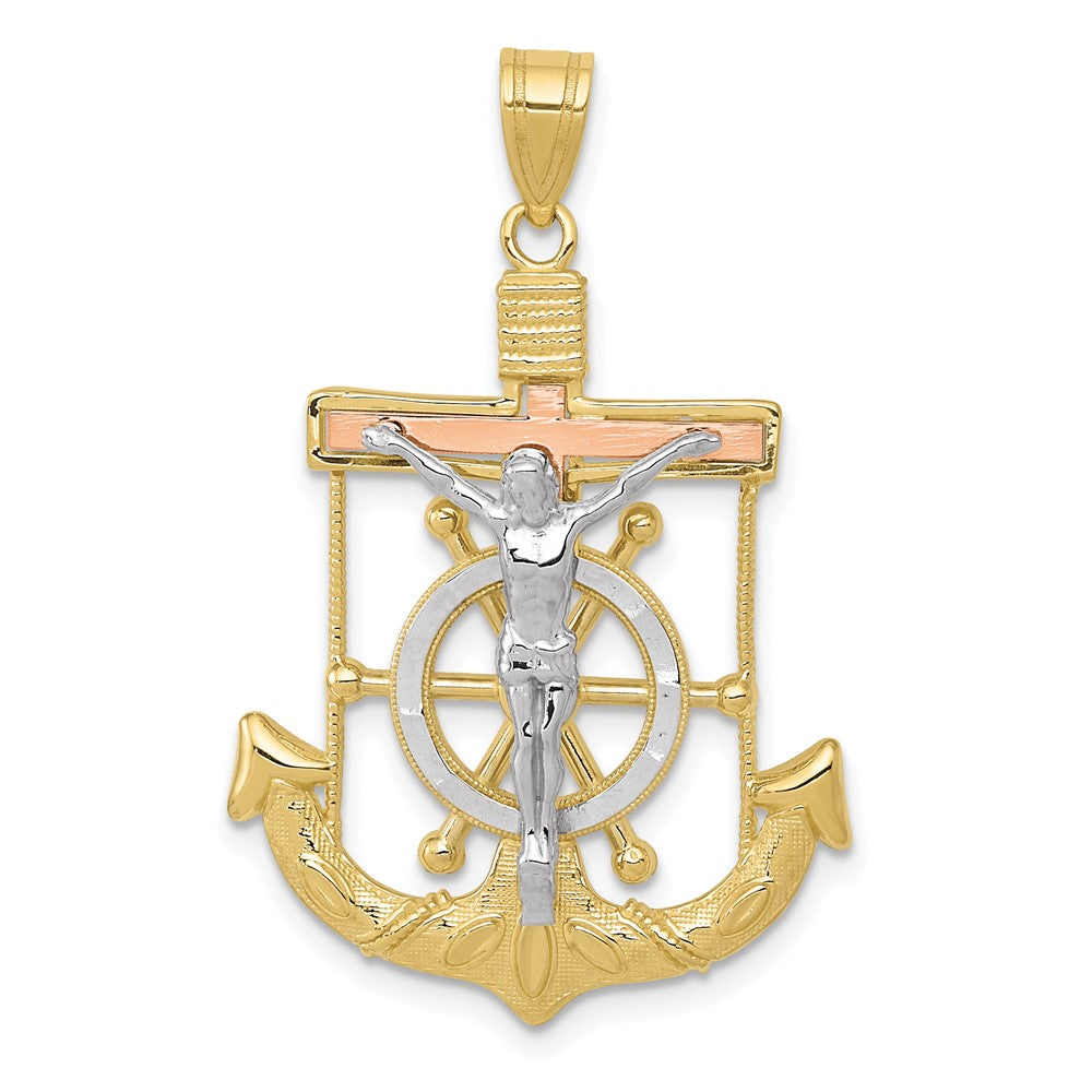 Gold Mariner Crucifix Pendants