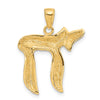 Gold Textured Chai Pendants