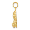 Gold Teddy Bear Pendant