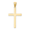 10k Polished Cross Pendant