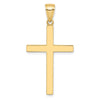 10k Polished Cross Pendant