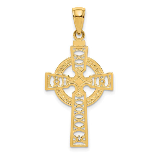 Gold Celtic Cross Pendant