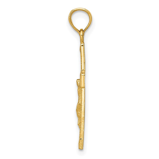 10k Crucifix Pendant