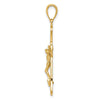 10K Crucifix Pendant