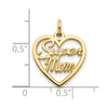 10K SUPER MOM Charm