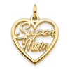 10K SUPER MOM Charm