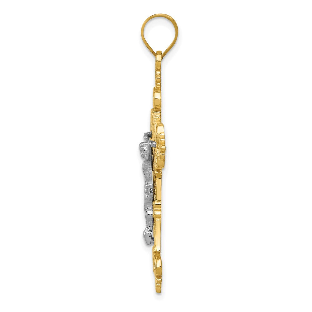 Gold INRI Crucifix Pendants